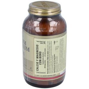 Solgar Calcio Y Magnesio Con Boro 250Comp