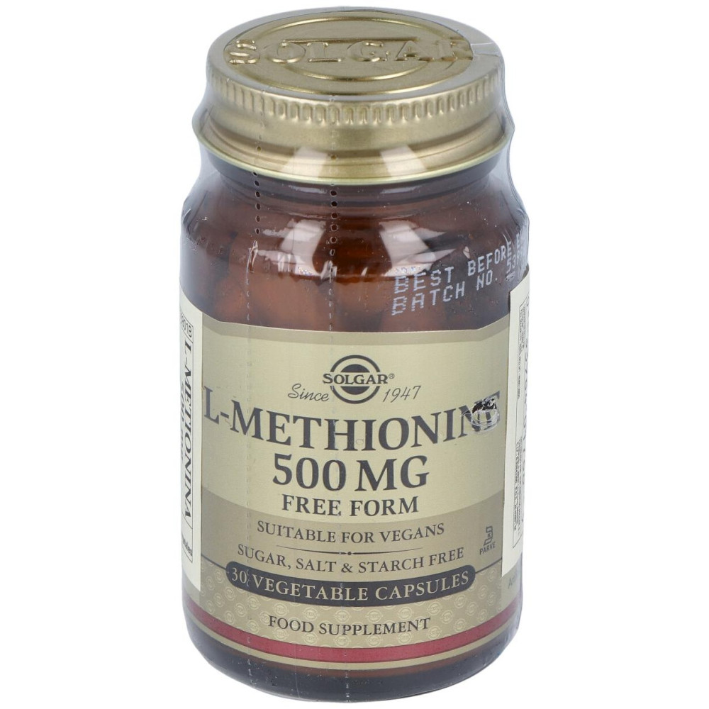 L-Metionina 500 Mg 30 Vcaps