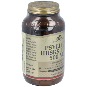 Solgar Fibra De Cáscara De Psyllium 500Mg 200Caps
