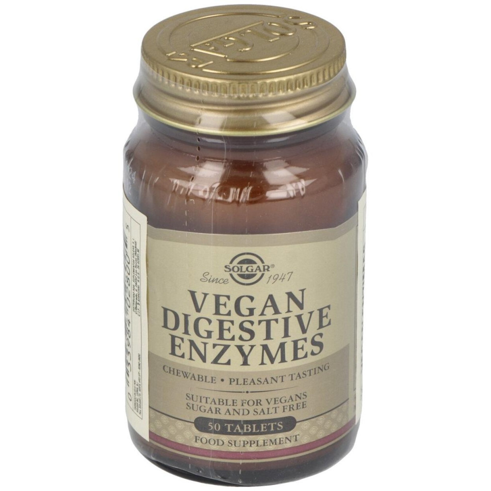 Vegetarlan Enzimas Digestivas 50 Comprimidos