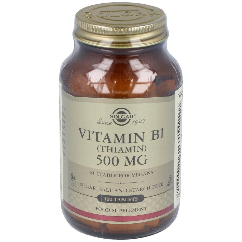 Vitamina B1 500 Mg Tiamina 100 Comprimidos