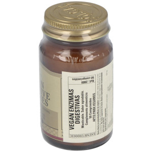 Vegetarlan Enzimas Digestivas 50 Comprimidos