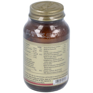 Solgar Vitamina B Complex Con Vitamina C 100 Comp.