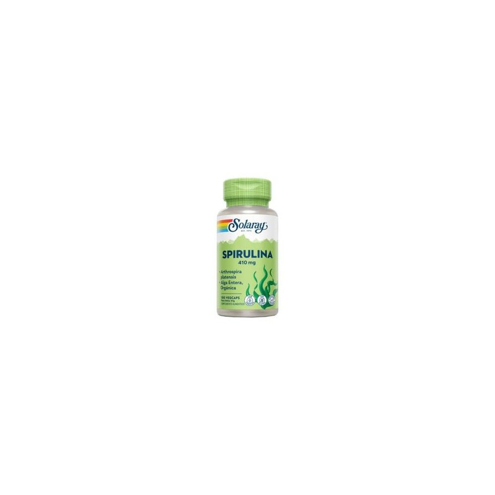 Solaray Spirulina 410Mg 100Comp