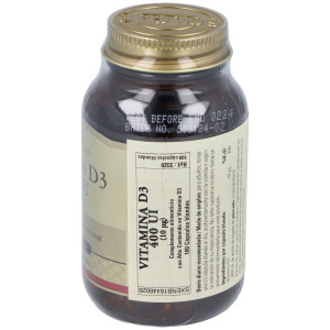 Vitamina D3 400Ui (10Mcg) 100Perlas