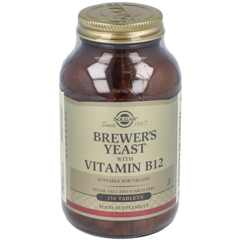 Solgar Levadura De Cerveza Con Vitamina B12 250Comp