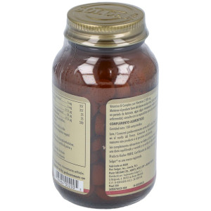 Solgar Vitamina B Complex Con Vitamina C 100 Comp.