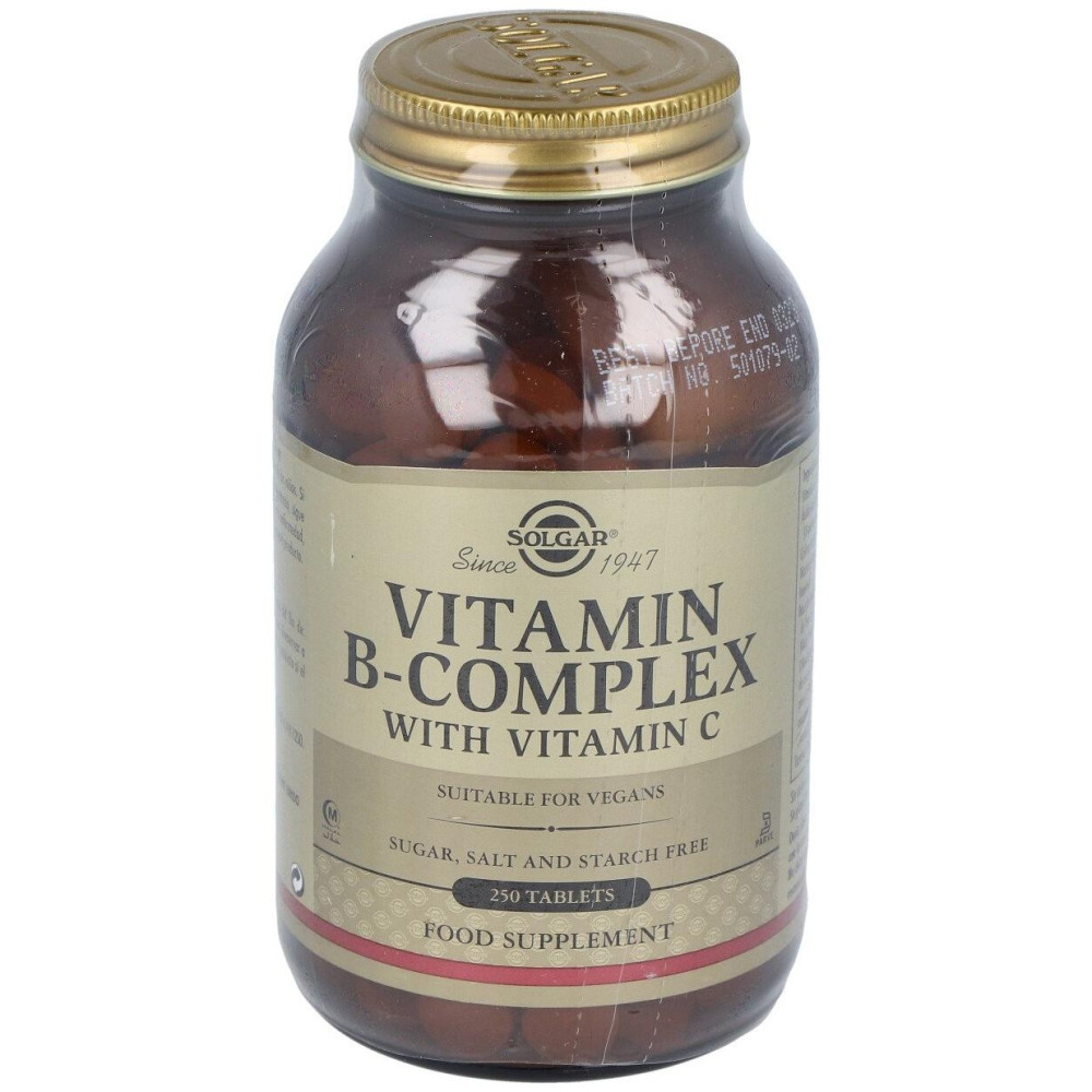 Solgar B-Complex Con Vitamina C 250 Comp