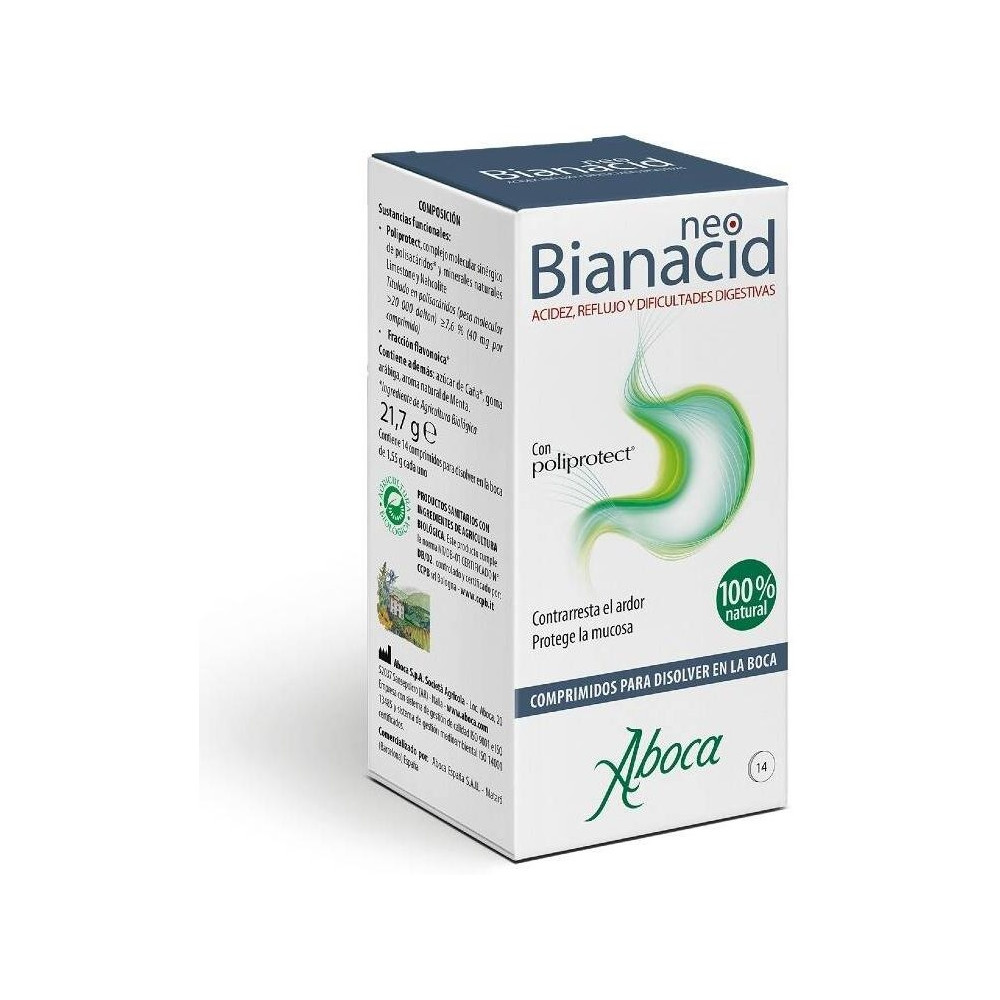 Aboca Neobianacid Acidez Y Reflujo, 15 Comprimidos Masticables