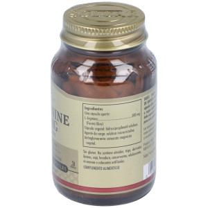 L-Arginina 500 Mg 50 Cápsulas Vegetales