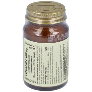 Folacin Ácido Fólico 400 Μg 100 Comprimidos