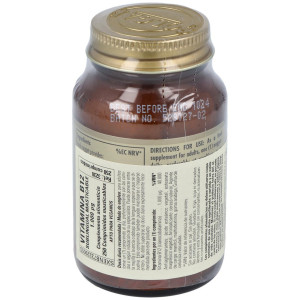 Solgar Vitamina B12 Cianocobalamina 1000Mcg Sublingual 250Comp