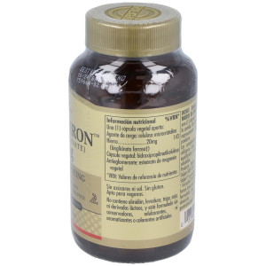 Solgar Hierro Gentle 20Mg Hierro Bisglicinato 180Vcaps