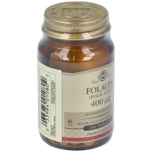 Folacin Ácido Fólico 400 Μg 100 Comprimidos