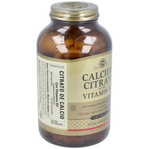 Solgar Citrato De Calcio Con Vitamina D3 240Comp