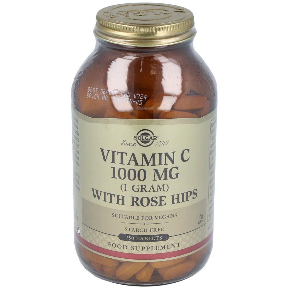 Solgar Vitamina C Con Escaramujo 1000Mg 250Comp.