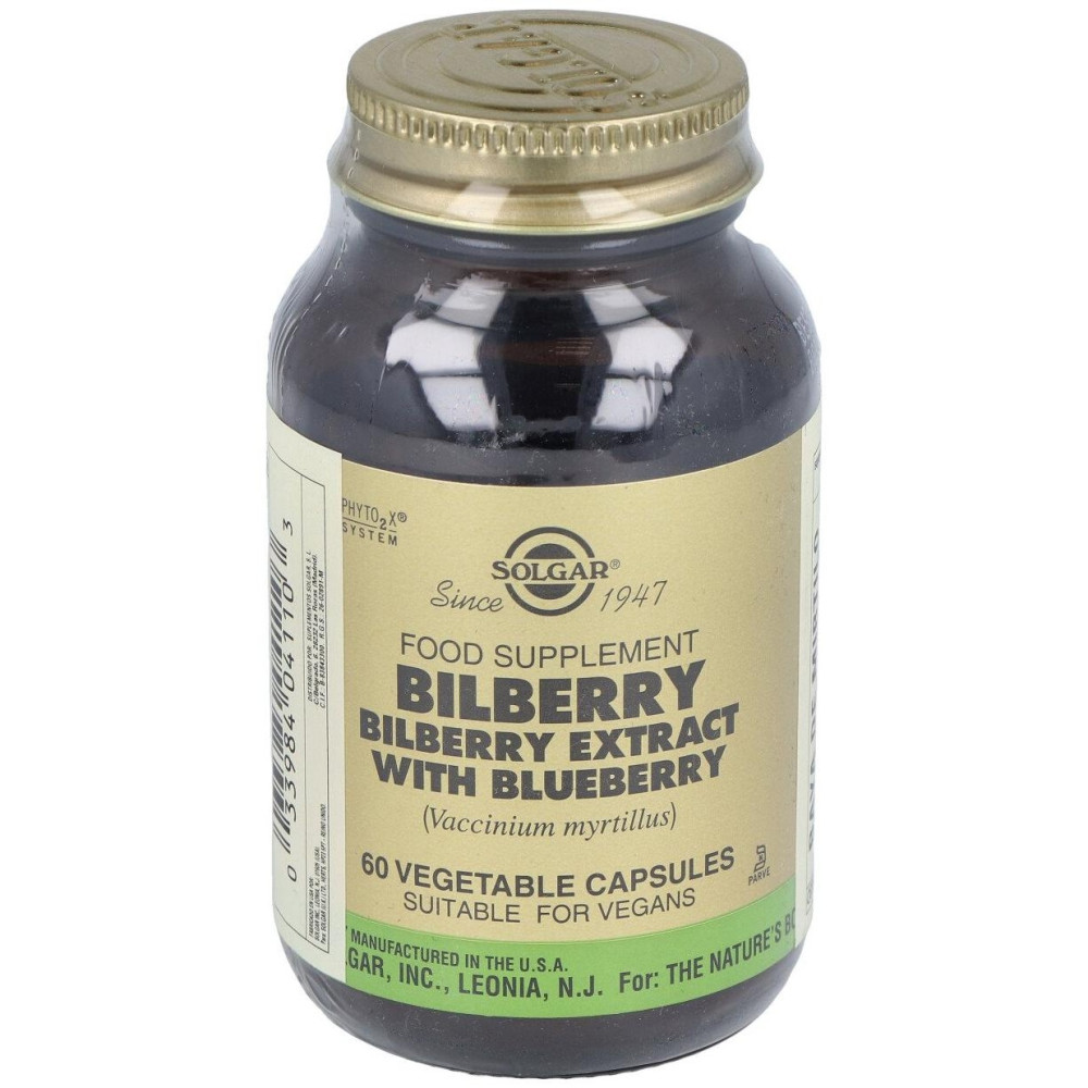 Solgar Mirtilo Extracto De Baya Con Arándano Azul 60Caps