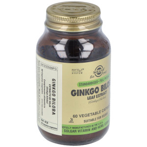 Solgar Ginkgo Biloba Extracto De Hoja 60Vcaps