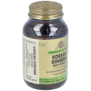 Solgar Ginseng Coreano Extracto De Raíz 60Vcaps