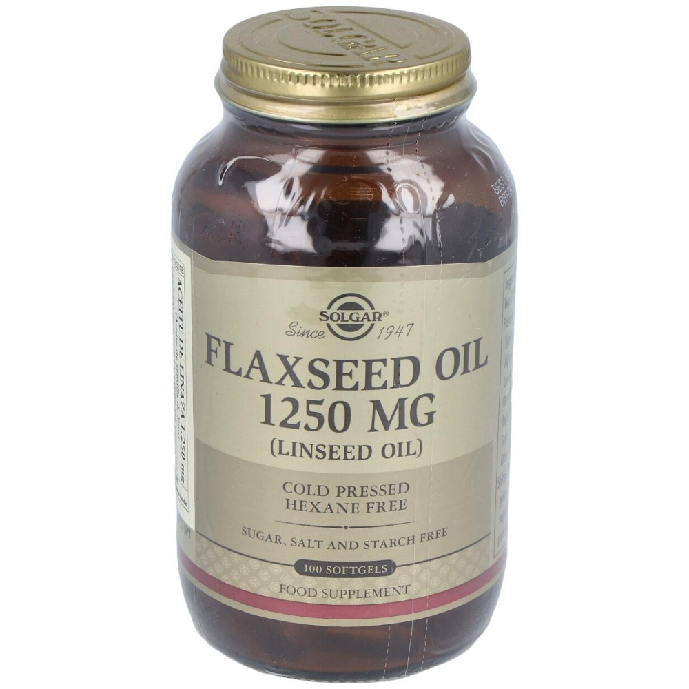 Aceite De Linaza 1.250Mg. 100Perlas