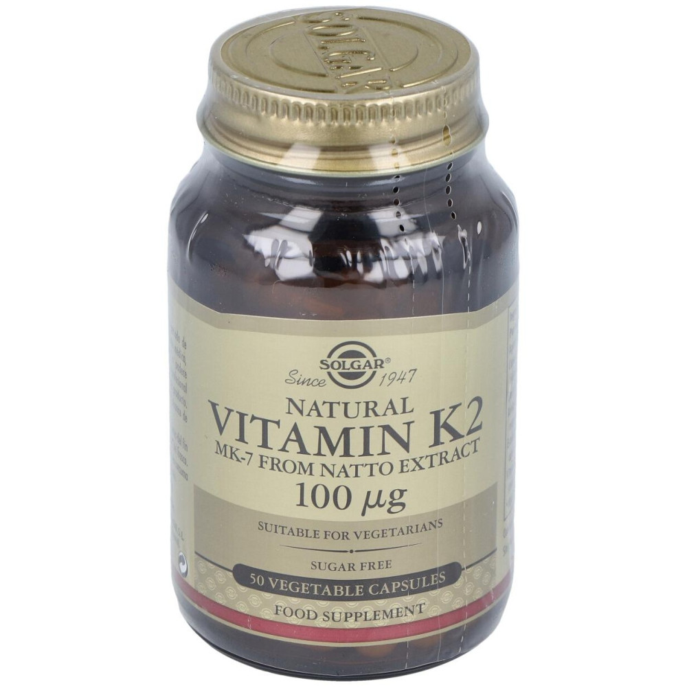 Vitamina K2 100Mcg.(Menaquinona-7) 50Cap.Veg