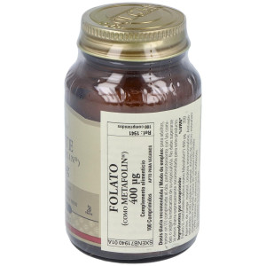 Solgar Folato Como Metafolin 400Mcg 100Comp