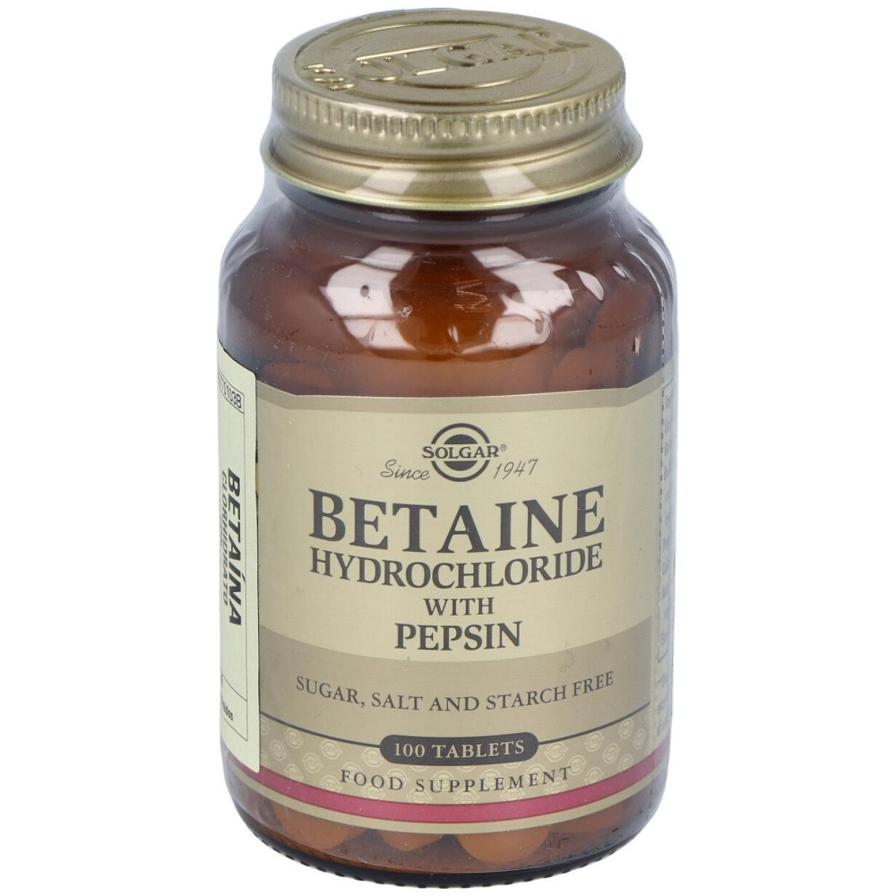Betaina Clorhidrato Con Pepsina 100Comp.