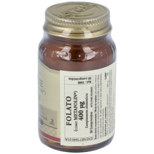 Solgar Folato Como Metafolin 400Mcg 50Comp