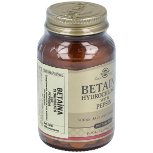 Betaina Clorhidrato Con Pepsina 100Comp.
