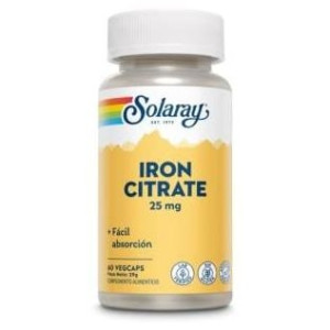 Solaray Citrato Hierro 25Mg...