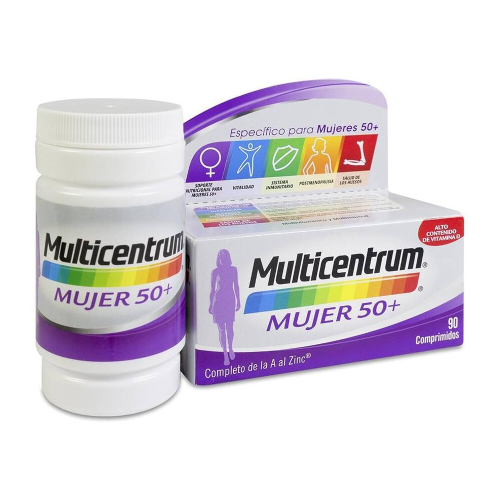 Multicentrum Mujer 50+ Multivitamínico 90 Comprimidos