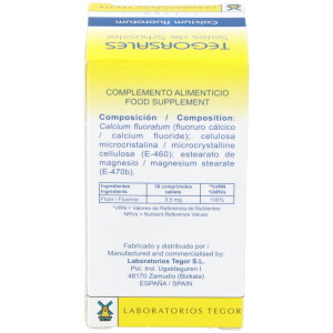 Calcium-Fluor.D12 Tegorsales (Nº1) 350 Comp.20G