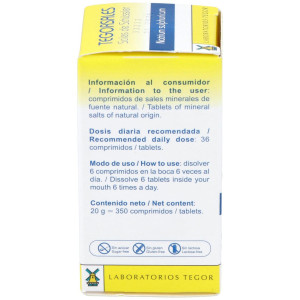 Natrium-Sulf.D6 Tegorsales (Nº10) 350 Comp.20G