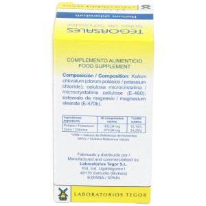 Kalium-Chlor.D6 Tegorsales (Nº4) 350 Comp.20G