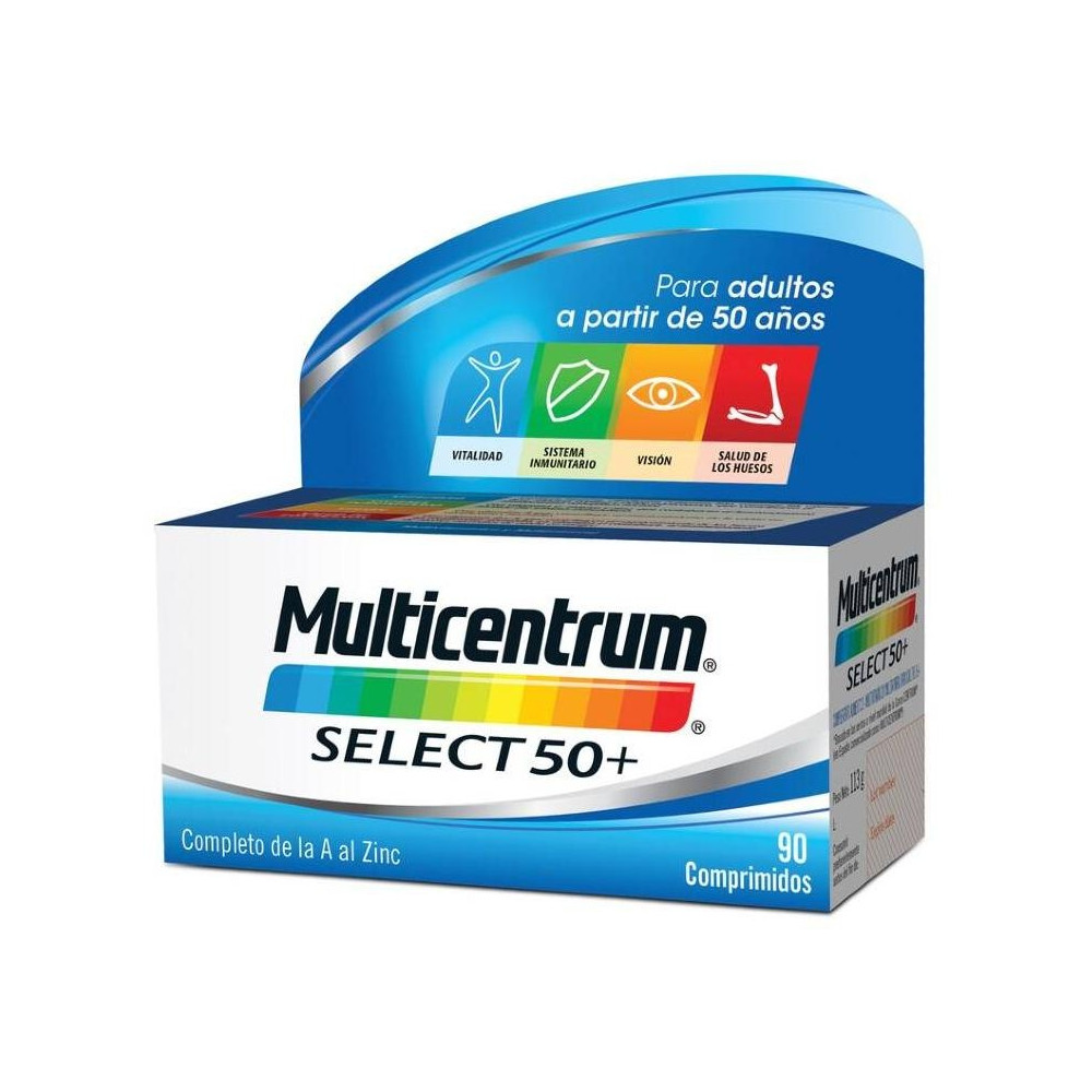 Multicentrum Select 50+, 90 Comprimidos