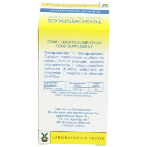 Calcium-Sulf.D6 Tegorsales (Nº12) 350 Comp.20G