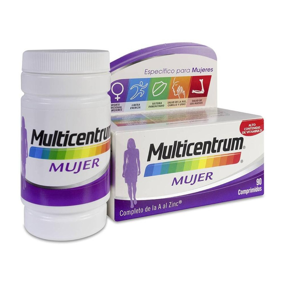 Multicentrum Mujer Multivitamínico 90 Comprimidos