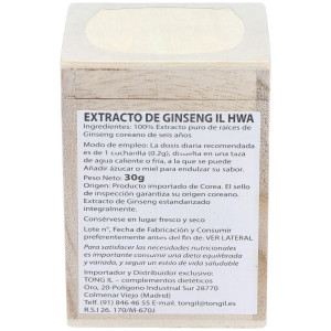 Tongil Il Hwa Extracto Puro Ginseng Coreano 30G