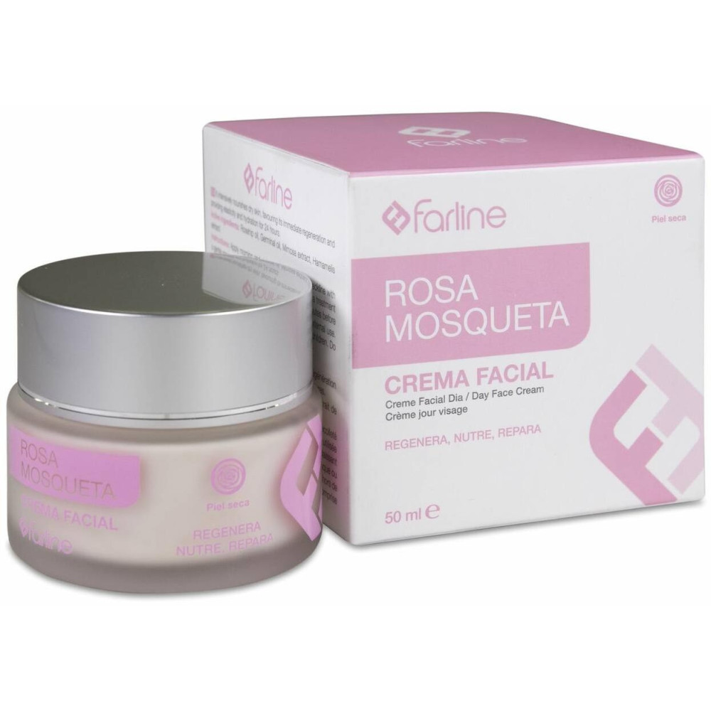 Farline Crema Facial Rosa Mosqueta, 50 Ml