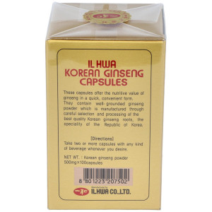 Tongil Il Hwa Ginseng Coreano 100Caps