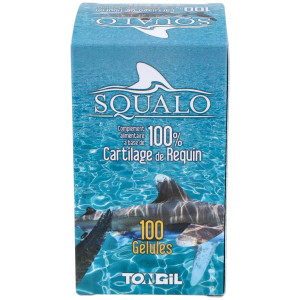 Squalo Cartilago De Tiburon Puro 750Mg. 100Cap.