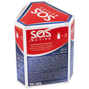 Sos Active 3Frascos 60Ml.