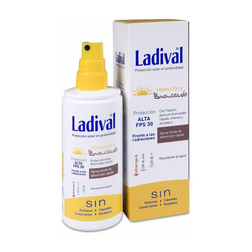 Ladival Protección Y Bronceado Spray Spf 30, 150 Ml