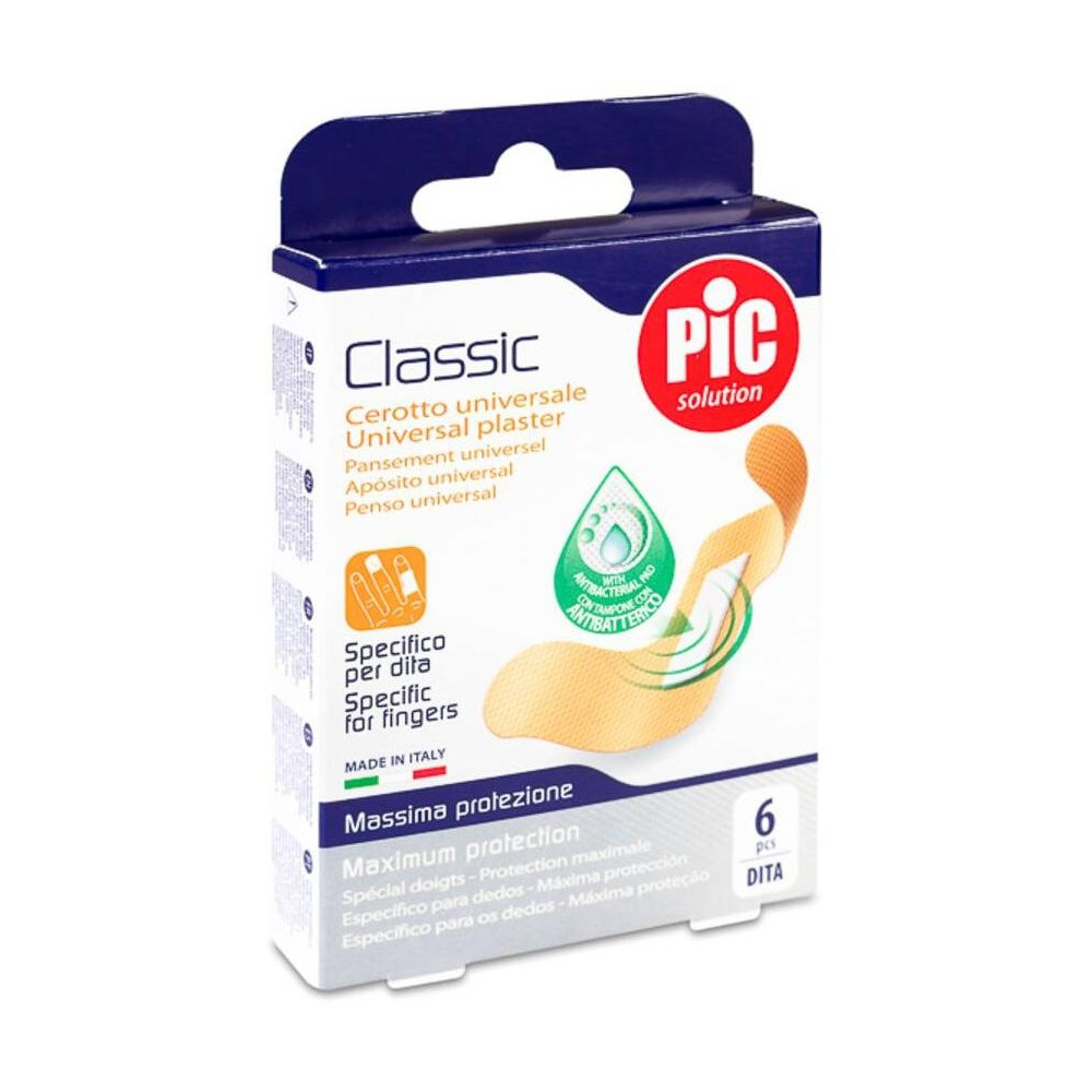 Pic Apos Adh Classic Antibact Dedos 50X70 Mm 6 Uds
