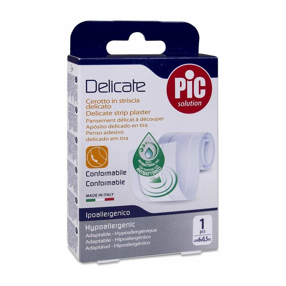 Pic Solution Apósitos Delicate Blanco 6 Cm X 0,5 M, 1 Ud