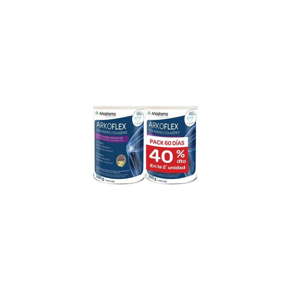 Arkoflex Colageno Vainilla 360 G 2 U 40 Dto Segu Unid