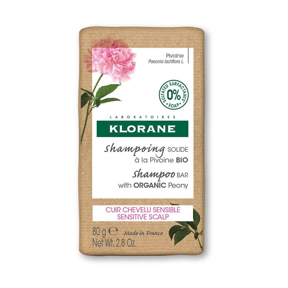 Klorane Champu Solido Peonia Bio 1 Pastilla 80 G