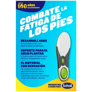 Scholl Liquiflex Plantillas Soporte Diario Talla 2 1 Par
