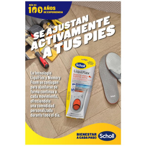 Scholl Liquiflex Plantillas Soporte Mejorado Talla 2 1 Par