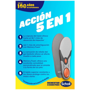 Scholl Liquiflex Plantillas Soporte Mejorado Talla 2 1 Par